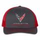 C8 Corvette Corvette Racing Mesh Back Cap Charcoal/Red