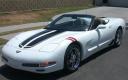 C5 Corvette, CE Stripe, Two Color Stripes Kit - Convertible