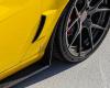 C6 ZR1 Corvette style Carbon Fiber Rear Mudflaps FOR EXT. VERSION SIDESKIRTS