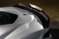 Drake Muscle Cars C8 Corvette Rear Spoiler - Wicker Bill Style - Satin Black