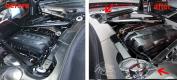 2020-23 C8 Corvette Coupe, Rear Trunk Deck Button Kit 14 pc, Triple Plated Chrom