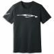 C8 Corvette Car Gesture Tee Dark Gray Heather