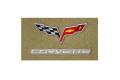 C6 Corvette 05-07E Lloyd Velourtex Floor Mats w/C6 Emblem & Corvette Script