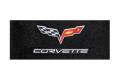 C6 Corvette 05-13 Convertible Velourtex Cargo Mat w/C6 Corvette Emblem & Corvett