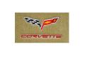 C6 Corvette 13L Lloyd Velourtex Floor Mats w/C6 Emblem & Corvette Script