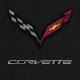 C7 Corvette 14-19 Lloyd Ultimat Floor Mat w/Carbon C7 Logo & Corvette Script