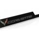 C7 Corvette Stingray Open Corner License Plate Frame, Polished Black