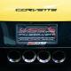 Corvette Z06 Supercharged License Plate Frame,  Carbon Fiber, C7 Z06