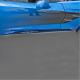 Corvette Side Skirts Stainless Steel w/Carbon Fiber & Corvette Script, C7 Stingr