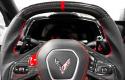 2020-27 C8 Corvette All Models Paragon Billet Paddle Shifters, Black