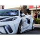EOS WindRestrictor® C8 Coupe Rear Add On Glow Plate - Stingray + Fish, Yellow