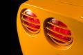 Altec C6 Corvette Rear Taillight Grills, Custom Paint Matched or Carbon Fiber Style